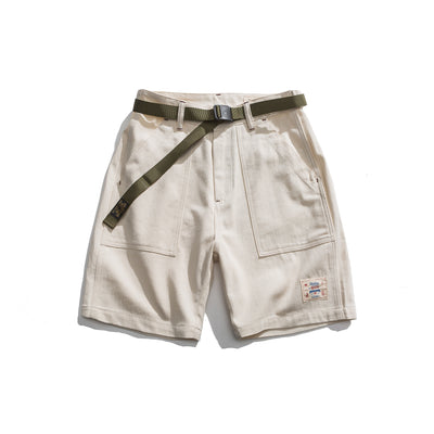 Pantalones Casuales Twill Retro Verano para Hombre