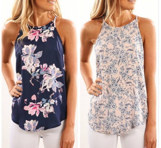 Camiseta Sin Mangas Estampado Floral Digital - Image 9
