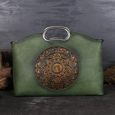 Bolso de Cuero Genuino Retro para Mujer - Bandolera Diagonal Elegante - Image 12