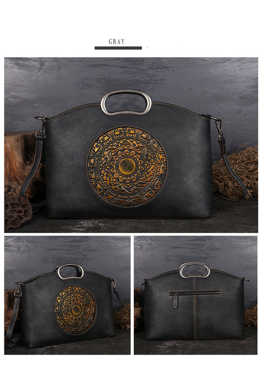Bolso de Cuero Genuino Retro para Mujer - Bandolera Diagonal Elegante - Image 13