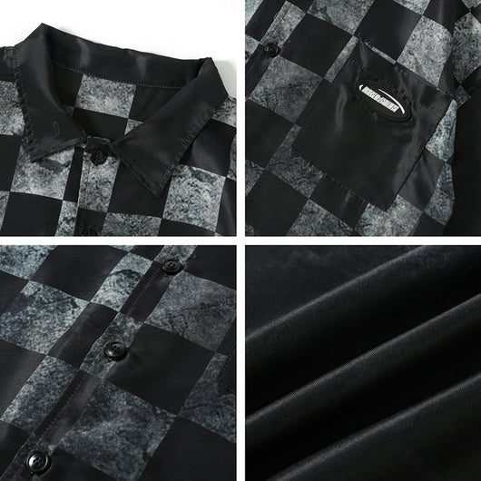 Chaqueta Térmica Fengchao con Forro Degradado a Cuadros para Hombre - Image 10