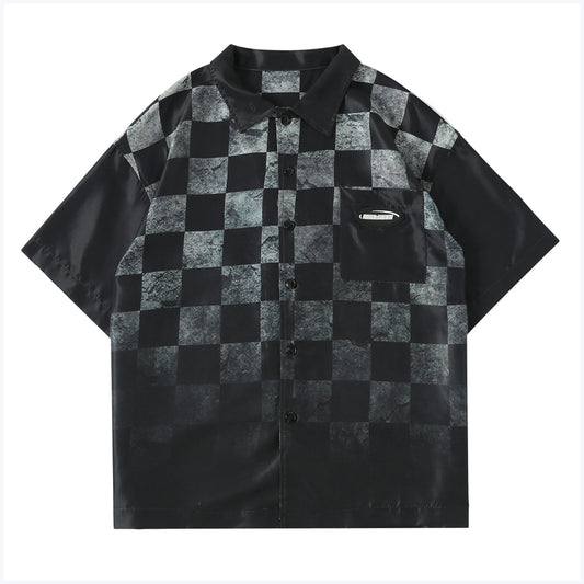 Chaqueta Térmica Fengchao con Forro Degradado a Cuadros para Hombre - Image 2