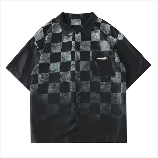 Chaqueta Térmica Fengchao con Forro Degradado a Cuadros para Hombre - Image 2