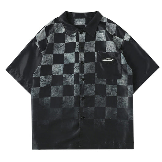 Chaqueta Térmica Fengchao con Forro Degradado a Cuadros para Hombre - Image 3
