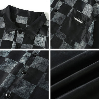 Chaqueta Térmica Fengchao con Forro Degradado a Cuadros para Hombre - Image 5