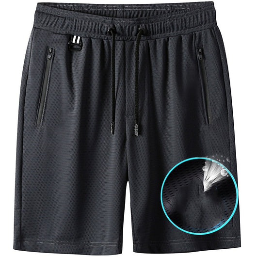 Shorts Deportivos de Seda de Hielo para Hombre - Comodidad Fresca para Verano - Image 3