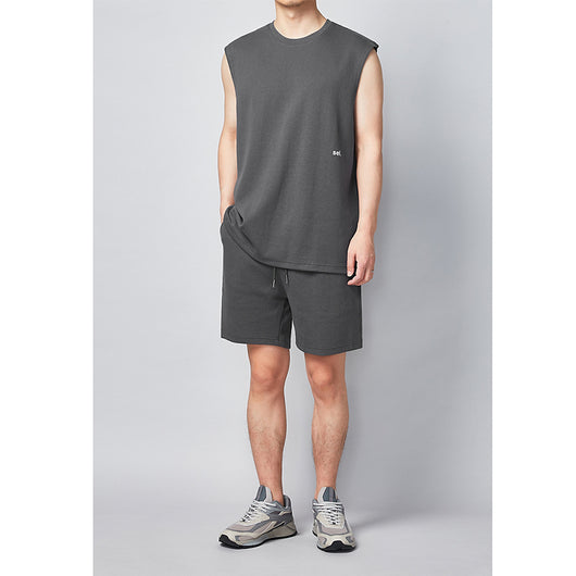 Conjunto Casual Hombre: Chaleco y Shorts Minimalista - Image 10