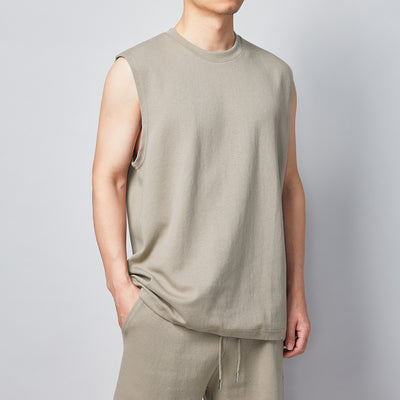 Conjunto Casual Hombre: Chaleco y Shorts Minimalista - Image 5