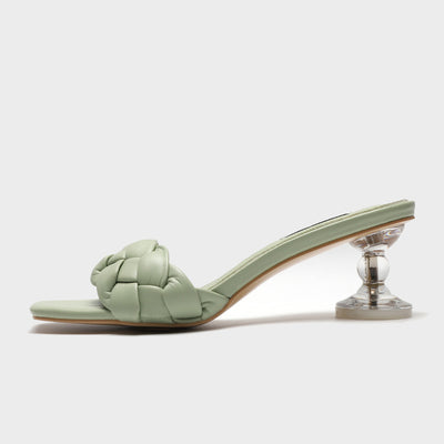 Sandalias de Punta Cuadrada Transparentes - Image 7