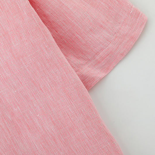 Camisa de Lino Cuadros Pata de Gallo para Hombre - Colección Verano - Image 15