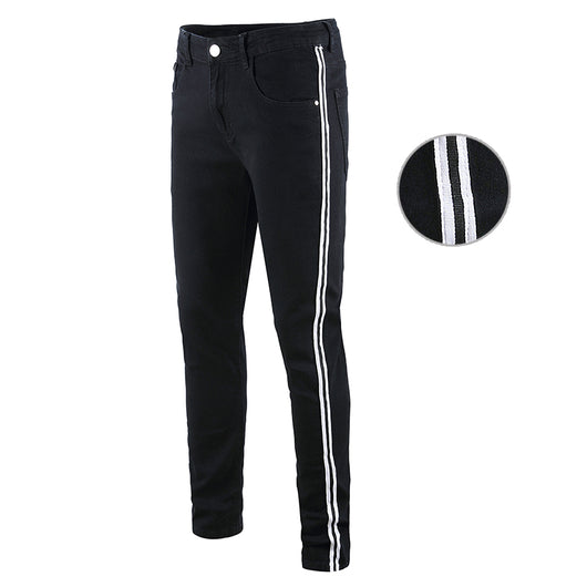Pantalones Slim con Rotos en Rodillas - Tendencia Street Wear para Hombre - Image 3