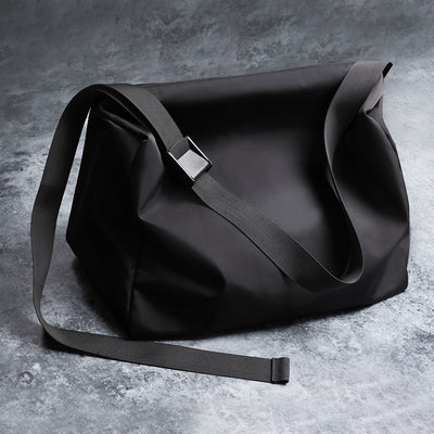 Bolsa Mensajero Hip-hop Negra para Hombre - Image 6