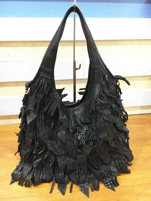 Bolso de Cuero Genuino Combinado - Bandolera Messenger Multifuncional - Image 2