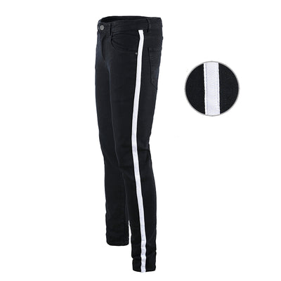 Pantalones Slim con Rotos en Rodillas - Tendencia Street Wear para Hombre - Image 4