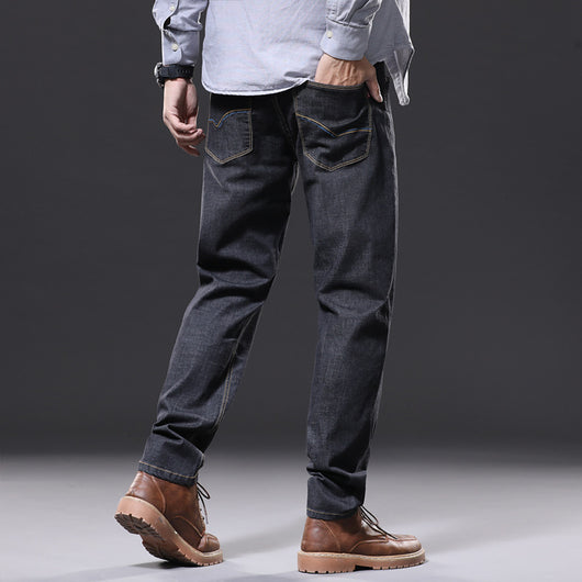 Pantalones Rectos Holgados para Hombre - Jeans Cómodos y Versátiles - Image 4