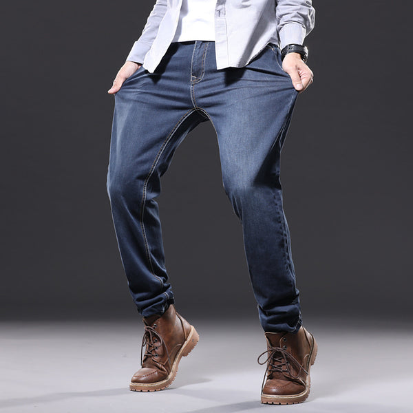 Pantalones Rectos Holgados para Hombre - Jeans Cómodos y Versátiles