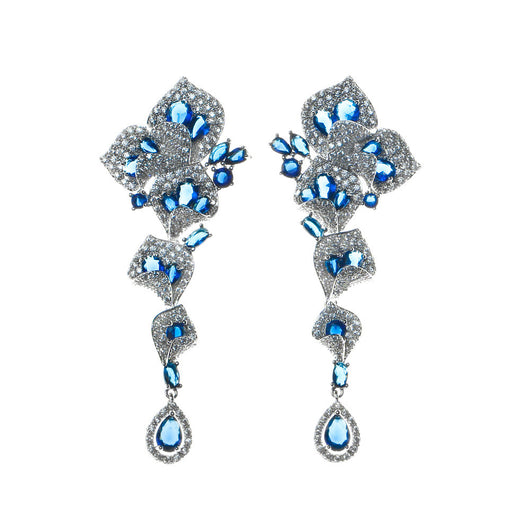Aretes de Zafiro Retro Europeo y Americano - Image 9