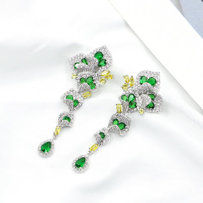 Aretes de Zafiro Retro Europeo y Americano - Image 10