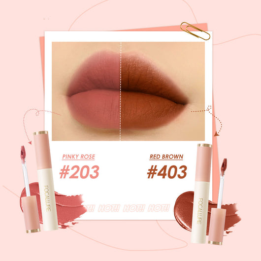 Brillo Labial Mate Aterciopelado - Duradero, Impermeable y Sin Pegajosidad - Image 27