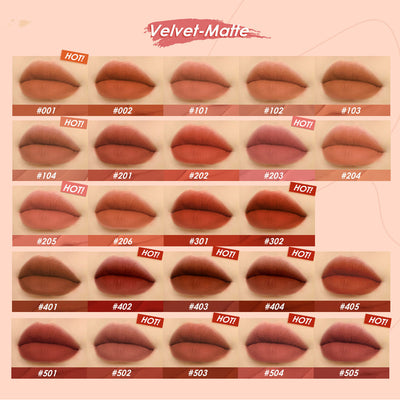Brillo Labial Mate Aterciopelado - Duradero, Impermeable y Sin Pegajosidad - Image 26