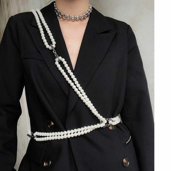 Cadena Corporal Hada Multiusos - Chaleco Brillante para Cualquier Outfit