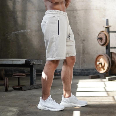 Pantalones Cortos Deportivos Casual de Algodón para Hombre - Corte Relajado de Largo Capri - Image 8