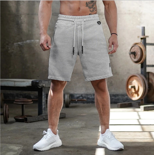 Pantalones Cortos Deportivos Casual de Algodón para Hombre - Corte Relajado de Largo Capri - Image 3