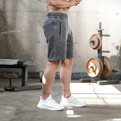 Pantalones Cortos Deportivos Casual de Algodón para Hombre - Corte Relajado de Largo Capri - Image 7