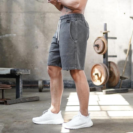 Pantalones Cortos Deportivos Casual de Algodón para Hombre - Corte Relajado de Largo Capri - Image 9