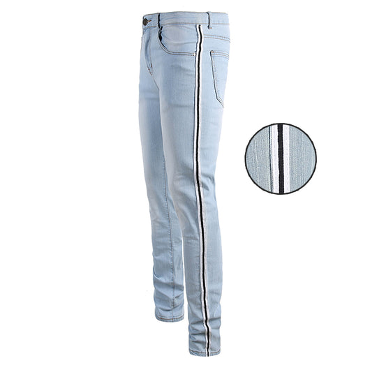 Pantalones Slim Rotos a la Rodilla - Tendencia Street Style para Hombre - Image 11