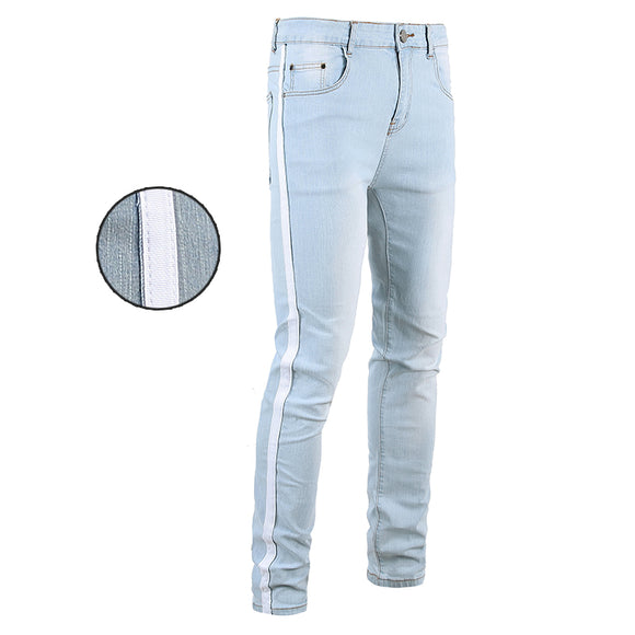 Pantalones Slim Rotos a la Rodilla - Tendencia Street Style para Hombre