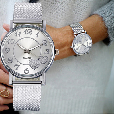 Reloj de Lujo para Mujer SilverGalaxy con Cristales de Diamante - Image 6