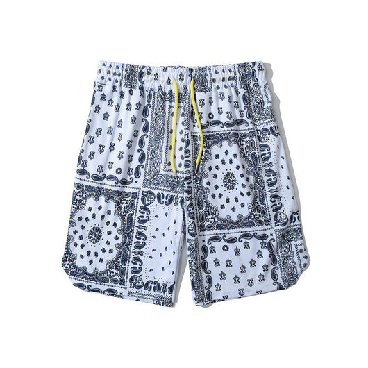 Pantalones Cortos Hip-hop Estampados Sueltos para Playa y Deporte - Image 11