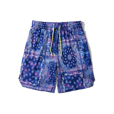Pantalones Cortos Hip-hop Estampados Sueltos para Playa y Deporte - Image 16
