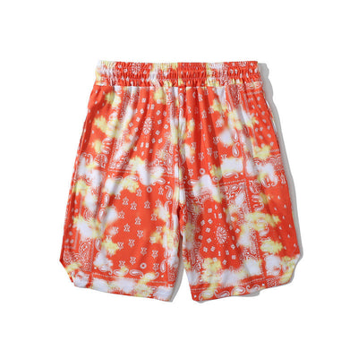 Pantalones Cortos Hip-hop Estampados Sueltos para Playa y Deporte - Image 10