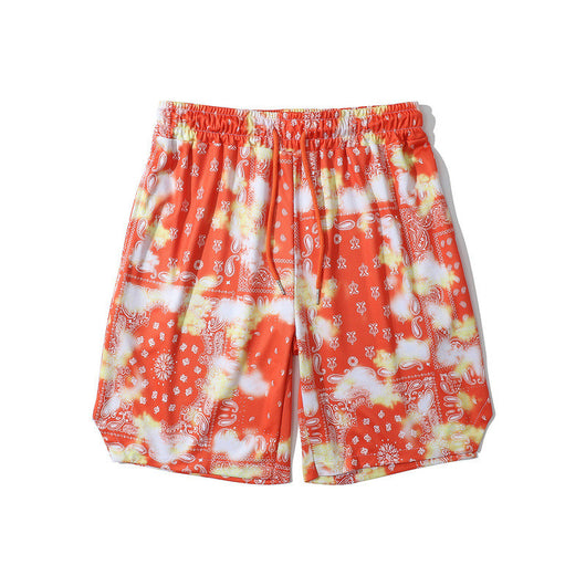 Pantalones Cortos Hip-hop Estampados Sueltos para Playa y Deporte - Image 9