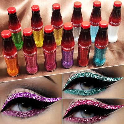 Delineador de Ojos Glitter Diamond - Lápiz Brillante Ahumado para Maquillaje de Fiesta