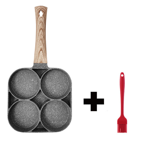 Sartén Multifuncional 4 Hoyos Antiadherente - Piedra Médica para Huevos, Hamburguesas y Panqueques - Image 12