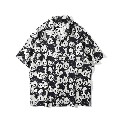 Camisa Hawaiana Cuello Cubano Suelta Manga Corta para Hombre - Image 5