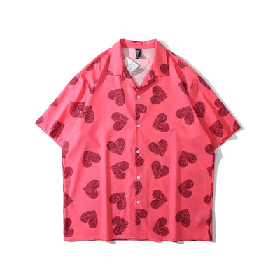 Camisa Hawaiana Cuello Cubano Suelta Manga Corta para Hombre - Image 12
