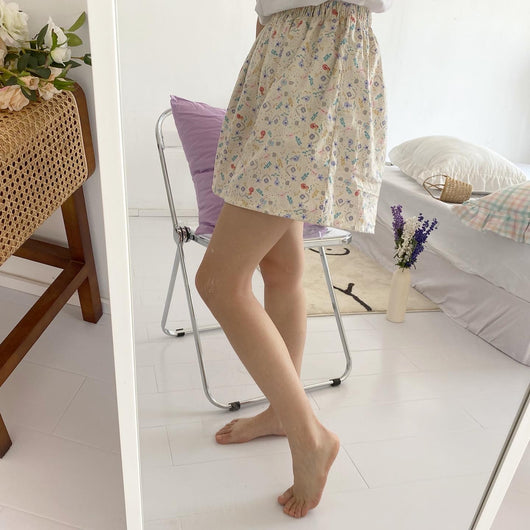 Pantalones Cortos de Pijama Estampado Margaritas - Talla S - Image 12
