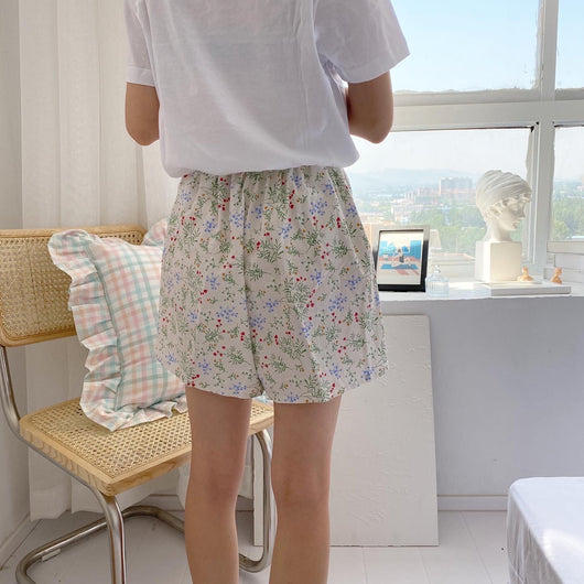 Pantalones Cortos de Pijama Estampado Margaritas - Talla S - Image 2