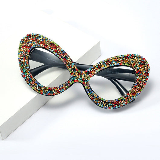 Gafas Mariposa con Espejo Plano y Cristales de Perla para Mujer - Image 8