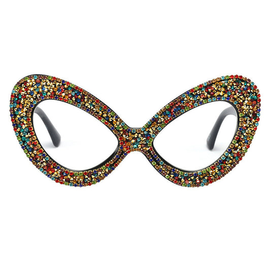 Gafas Mariposa con Espejo Plano y Cristales de Perla para Mujer - Image 4
