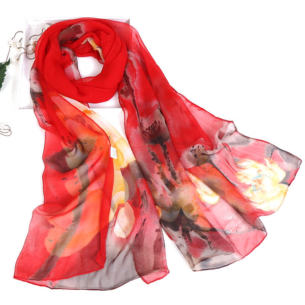 Pañuelo Ligero Primavera Otoño para Mujer Estilo Pastoral
