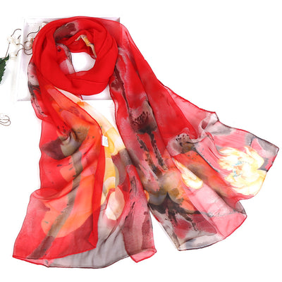 Pañuelo Ligero Primavera Otoño para Mujer Estilo Pastoral