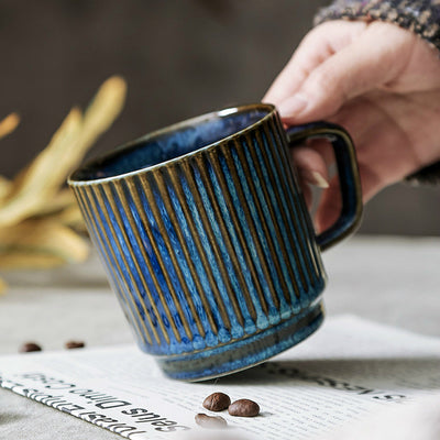 Taza de Cerámica Retro para Parejas - Set de Café Vintage - Image 10