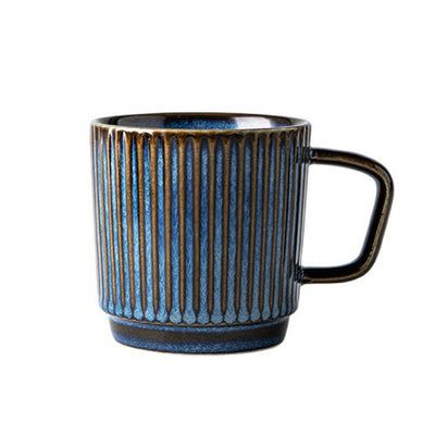 Taza de Cerámica Retro para Parejas - Set de Café Vintage - Image 3