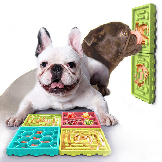 Tapete Lamer Interactivo para Perros con Ventosa y Textura Peanut