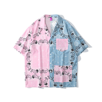 Camisa Retro Hip-Hop con Patrón de Piel de Serpiente para Hombre y Mujer - Image 12
